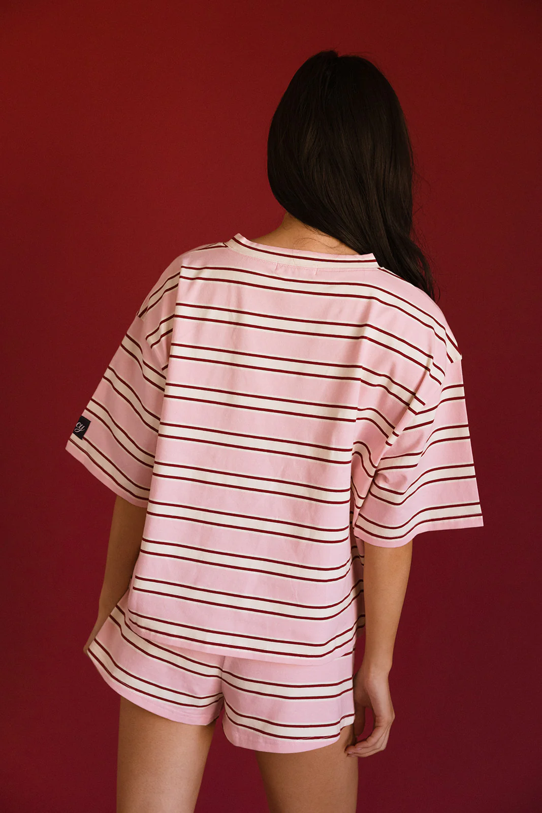 Fancy Button Shorts - Candy Cane Stripes - Image 15