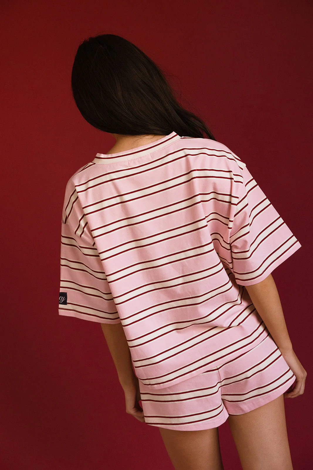 Fancy Button Shorts - Candy Cane Stripes - Image 16