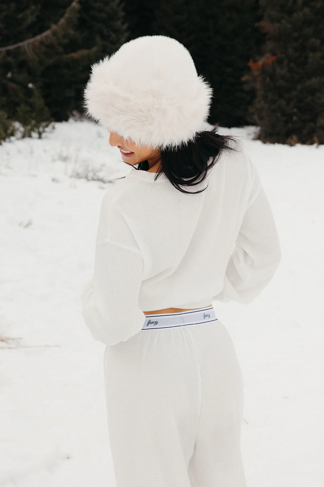 Fancy Buttoned Waffle Long Sleeve - Snow White - Image 32