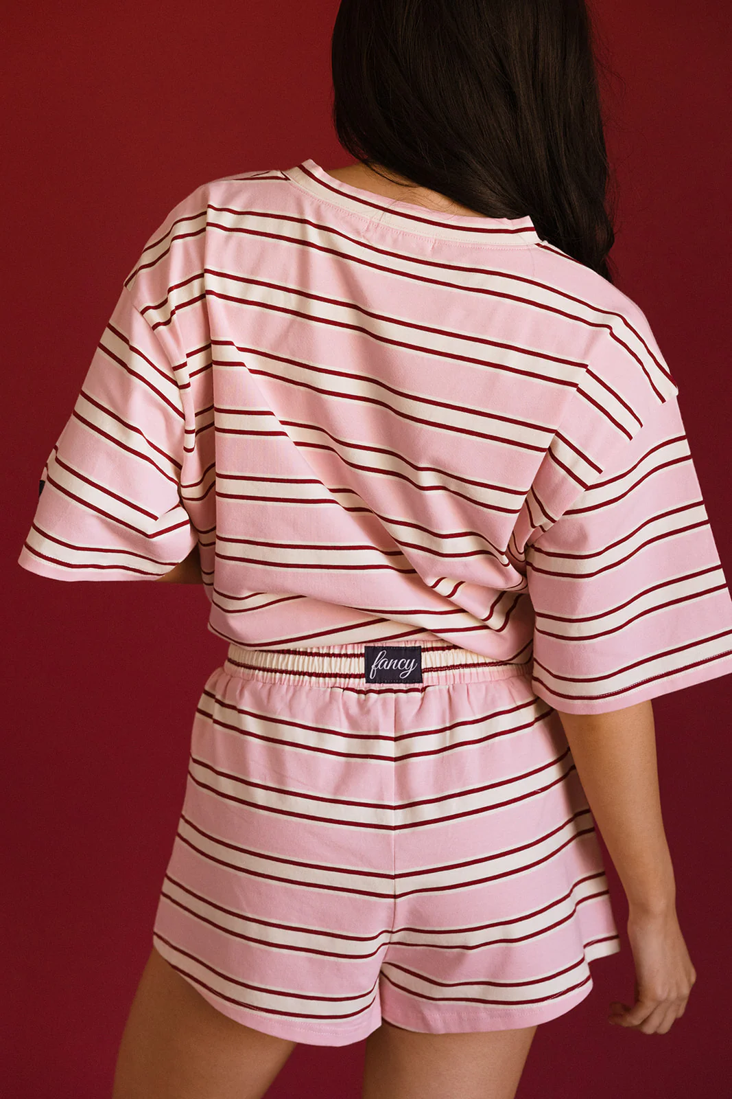 Fancy Short Sleeve Top - Candy Cane Stripes - Image 14
