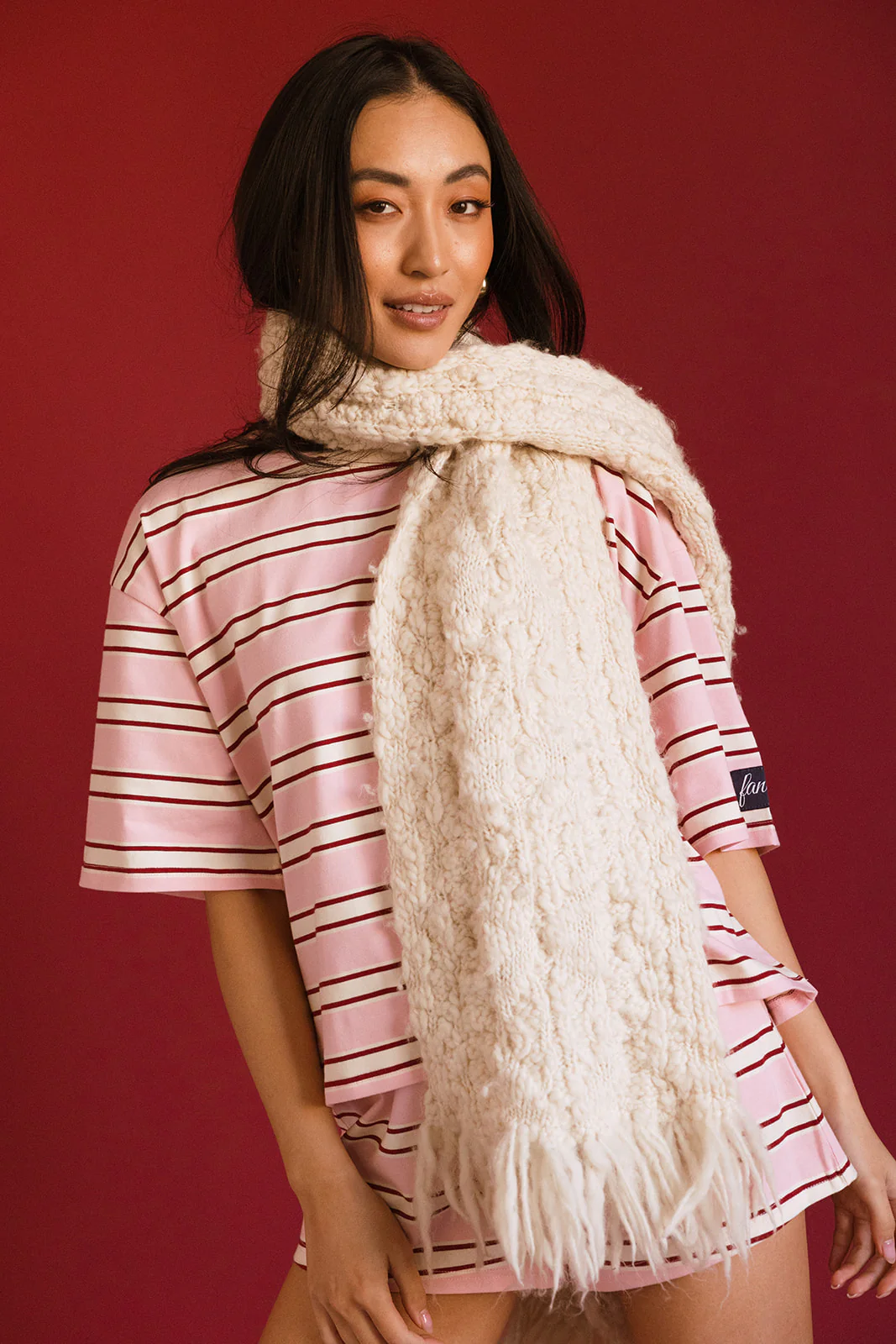 Fancy Short Sleeve Top - Candy Cane Stripes - Image 21