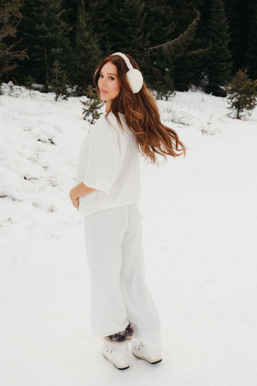 Fancy Waffle Short Sleeve - Snow White - Image 15