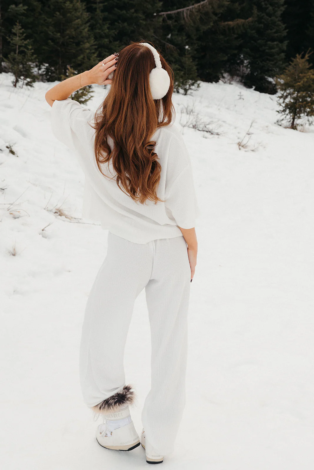 Fancy Waffle Short Sleeve - Snow White - Image 19