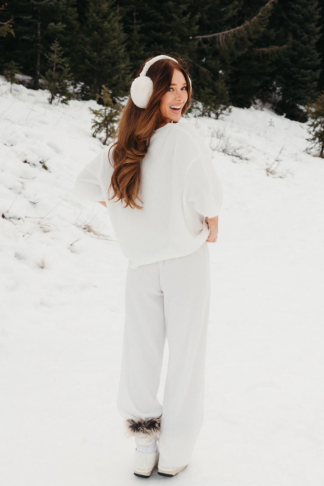 Fancy Waffle Short Sleeve - Snow White - Image 21