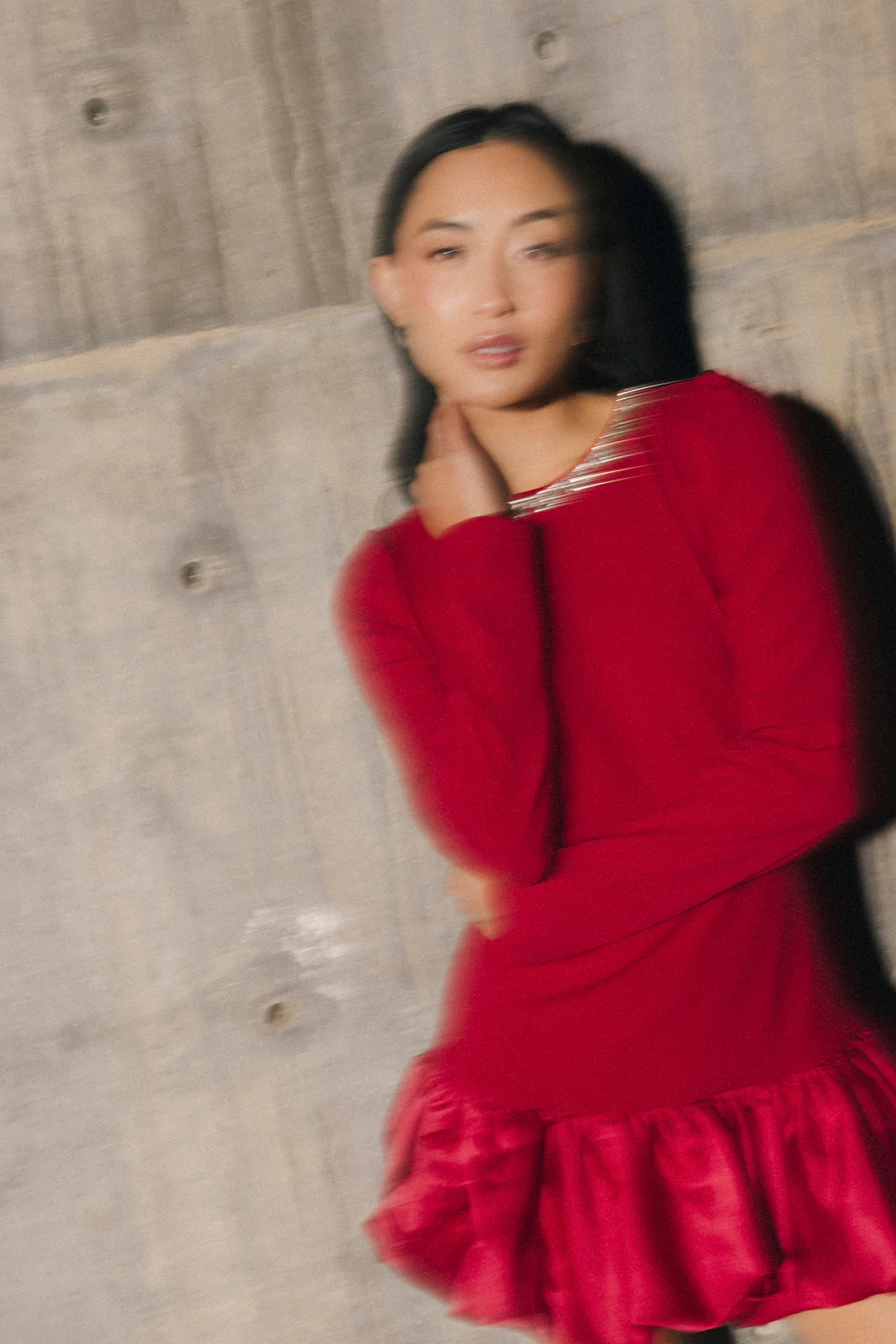 Jewel-Embellished Puff-Sleeve Bubble Mini Dress - Ruby - Image 27