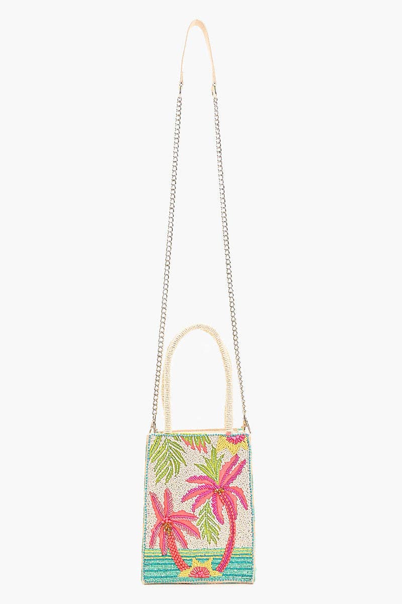 Palms Away Embellished Crossbody Bag - Image 5