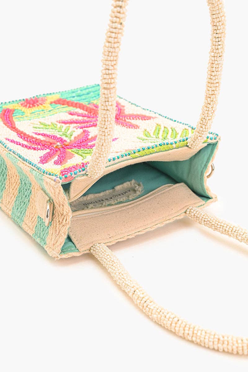 Palms Away Embellished Crossbody Bag - Image 8