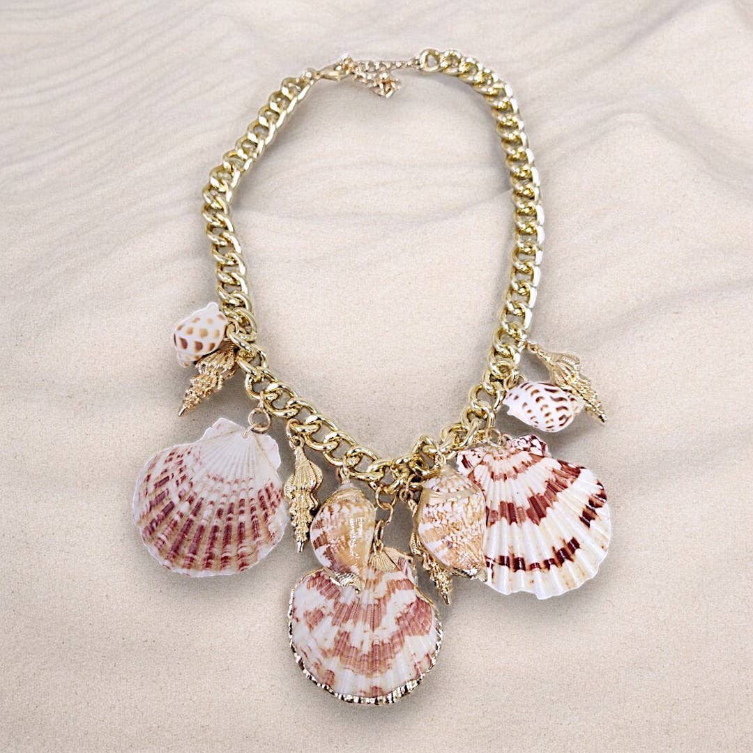 Seashell Charm Necklace - Image 5