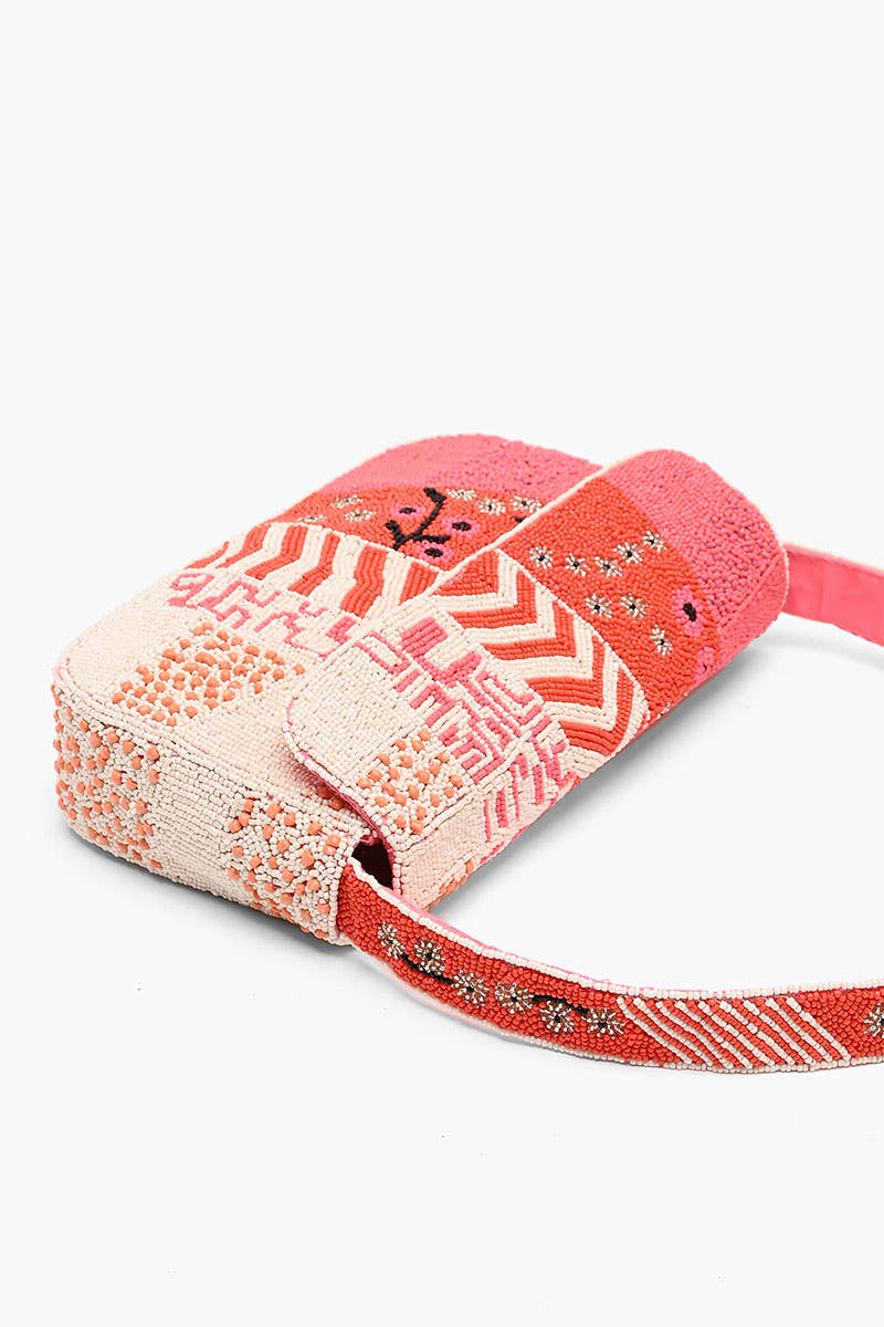 Tigerlily Beaded Shoulder Bag - Image 5