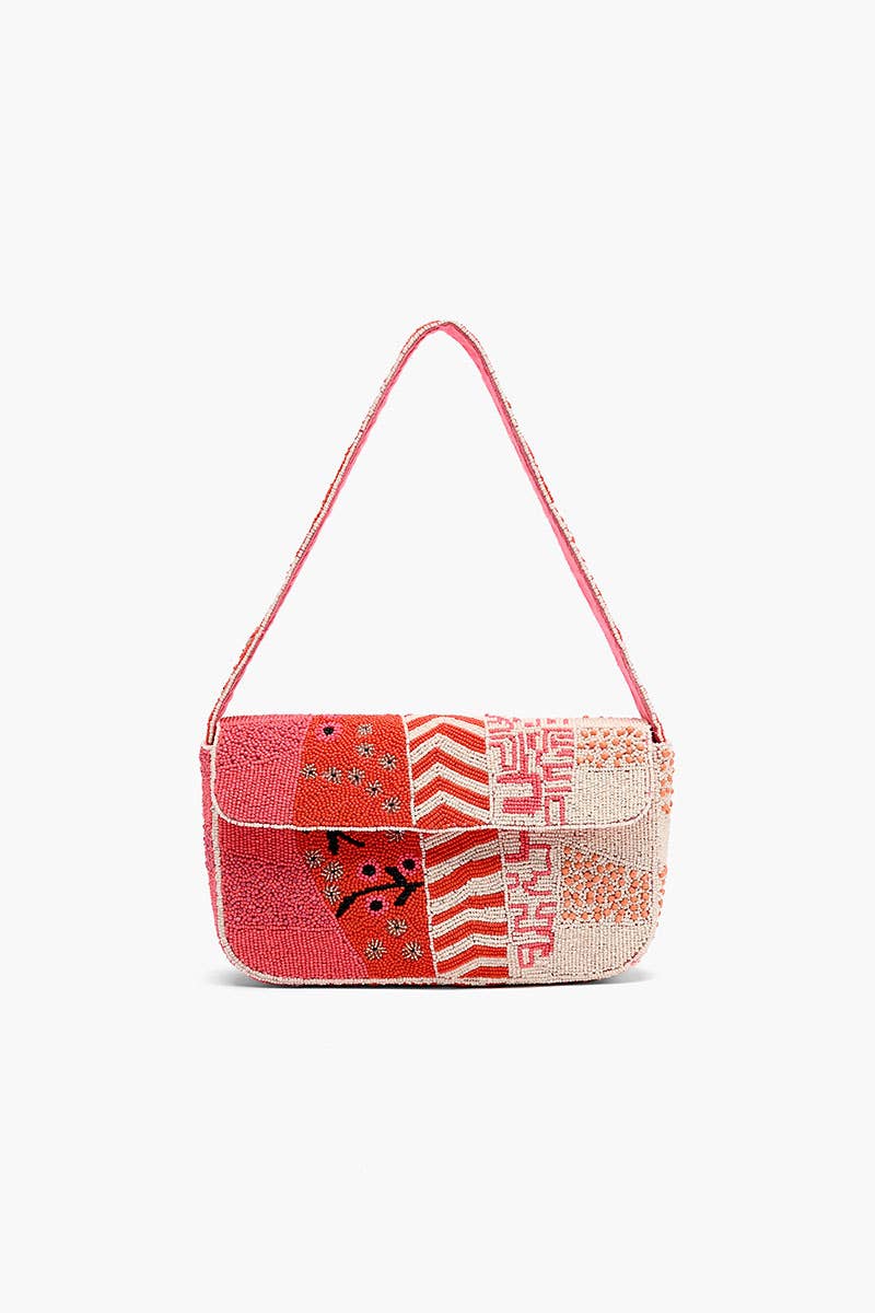 Tigerlily Beaded Shoulder Bag - Image 6